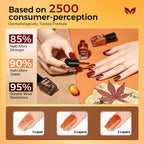 Morovan Nail Polish Set 6 Colors, specially curated by Curat Cart, offers vibrant shades with long-lasting wear for stunning nails.