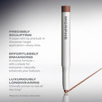 Discover the Morphe Micro Contour Stick in sleek official packaging, offering high-quality sculpting for a flawless finish. Available at Curat Cart.