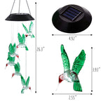 Illuminate your space with the MorTime LED Solar Hummingbird Chime, 100% Authentic and available at Curat Cart in India.