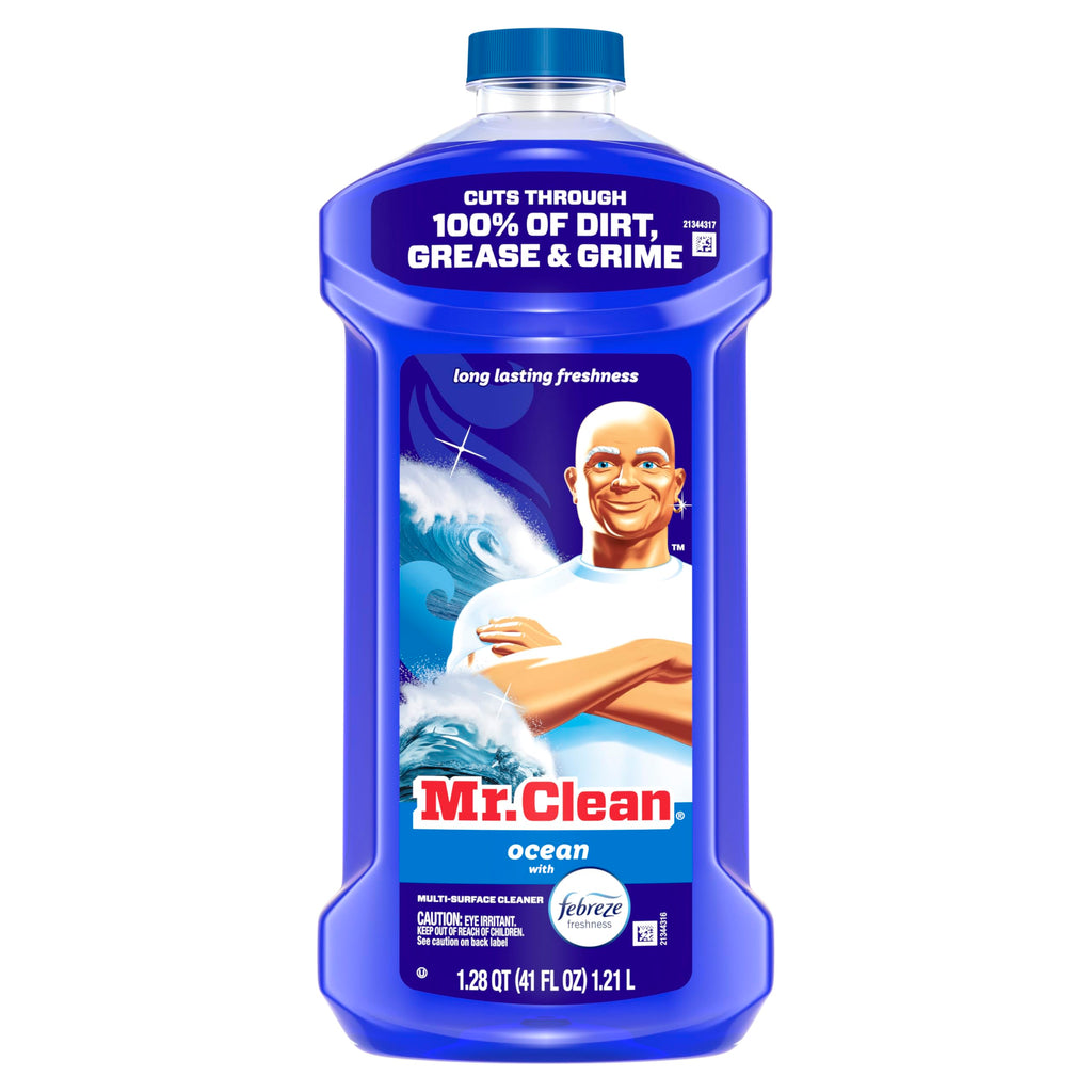 Mr. Clean All Purpose Cleaner in ocean variant offers long-lasting freshness. Available at Curat Cart with high-quality packaging.