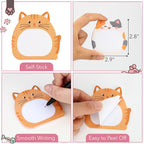 Mr. Pen Cute Cat Sticky Notes in official packaging, featuring self-stick design for smooth writing. Available at Curat Cart.