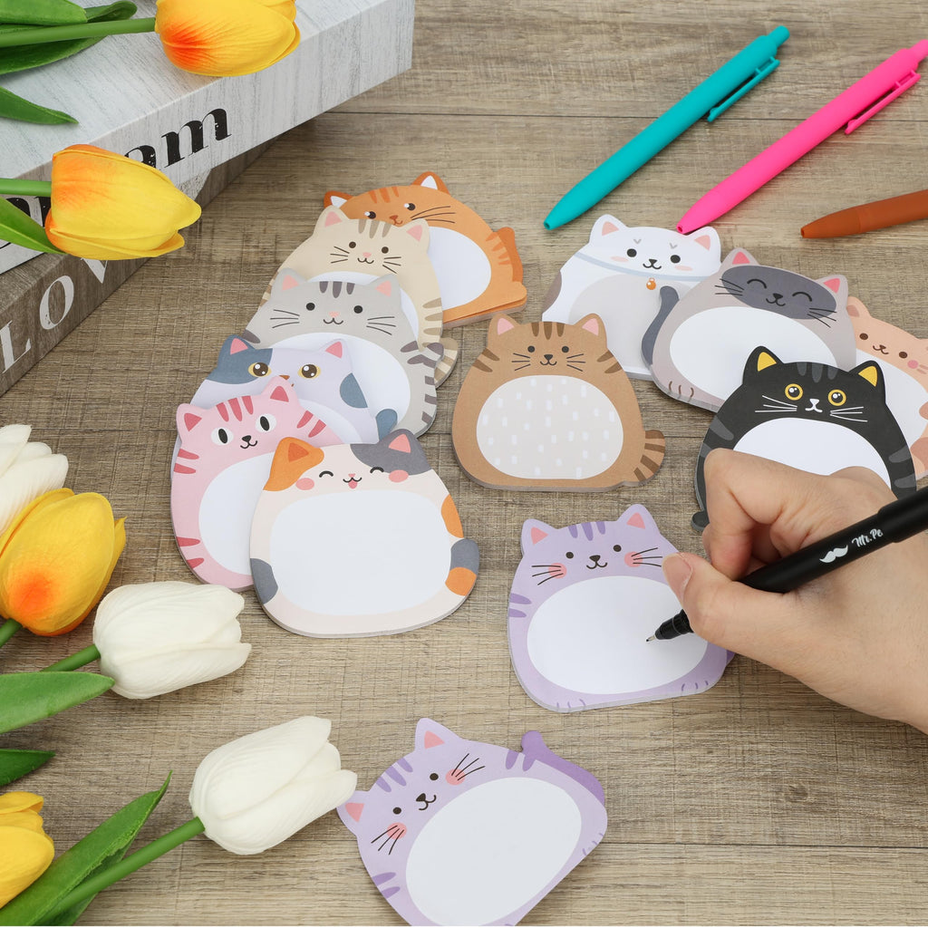 Cute Cat Sticky Notes from Mr. Pen, a premium import ideal for organization. Available at Curat Cart for cat lovers.