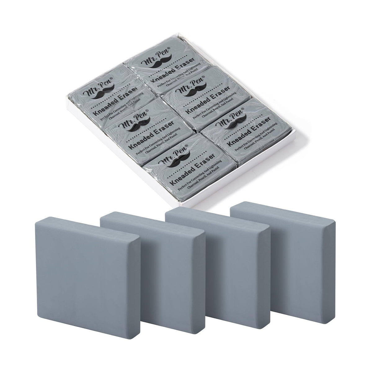 Discover Mr. Pen Kneaded Erasers, a premium import ideal for precision erasing, available at Curat Cart.