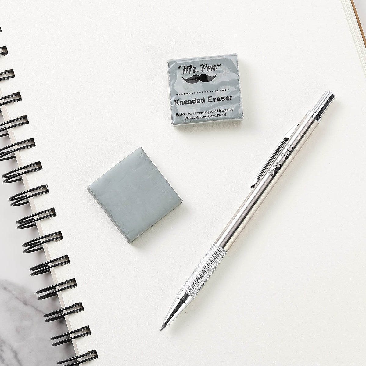 Discover the premium imported Mr. Pen Kneaded Erasers, perfect for artists and students. Available at Curat Cart.