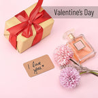 Mr. Pen Mini Note Cards showcased with a beautifully wrapped gift, perfect for Valentine's Day. Available at Curat Cart.