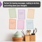 Lined sticky notes by Mr. Pen, perfect for to-do lists and messages, exclusively at Curat Cart. Elevate your organization today.