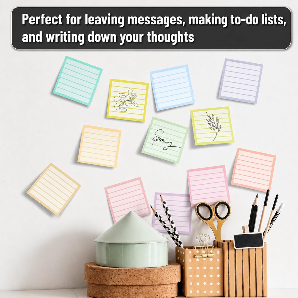 Discover Mr. Pen Lined Sticky Notes, specially curated by Curat Cart for leaving messages and organizing thoughts. Perfect for any workspace.