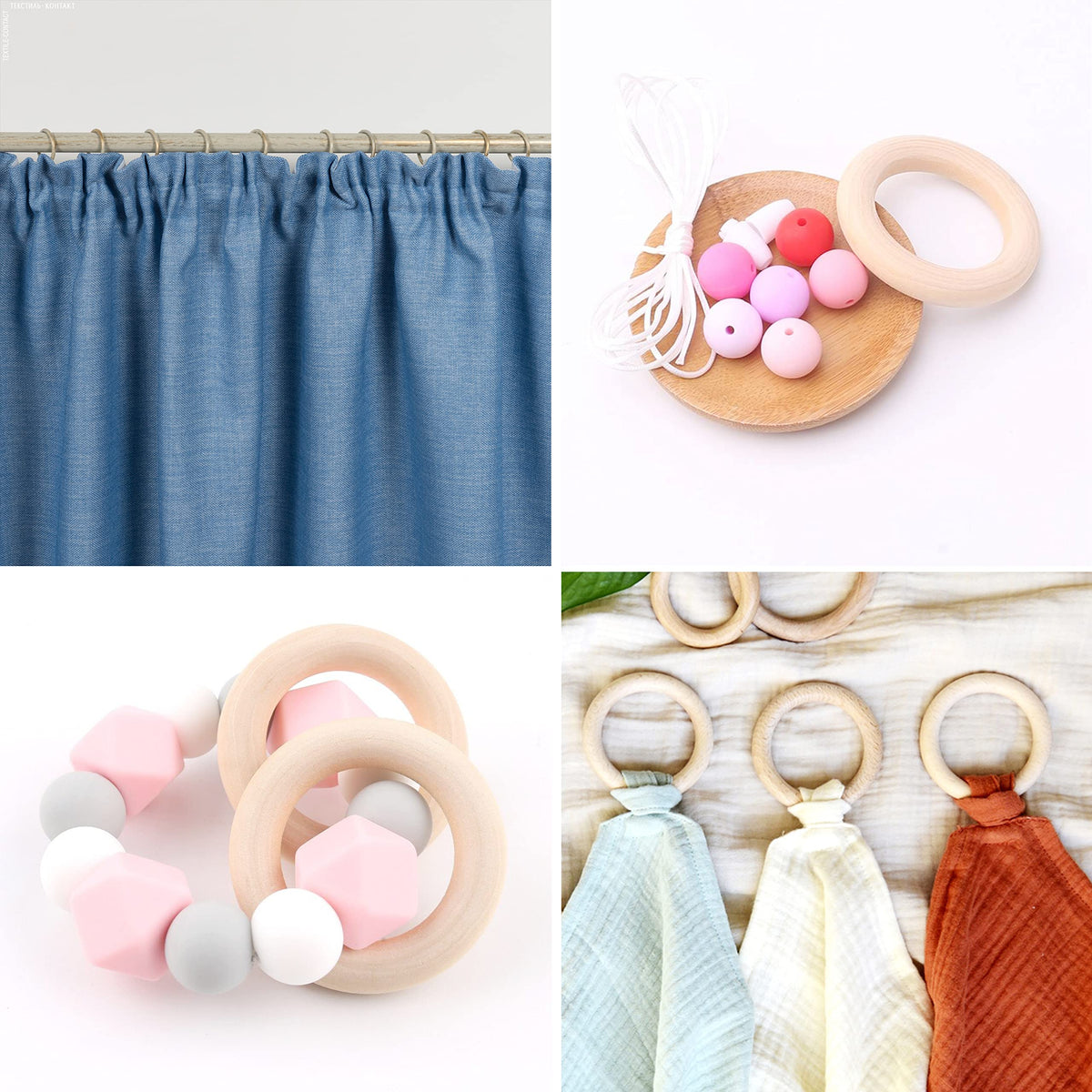 Discover Mr. Pen Wooden Rings for Crafts in high-quality finish, ideal for creative projects. Available at Curat Cart.