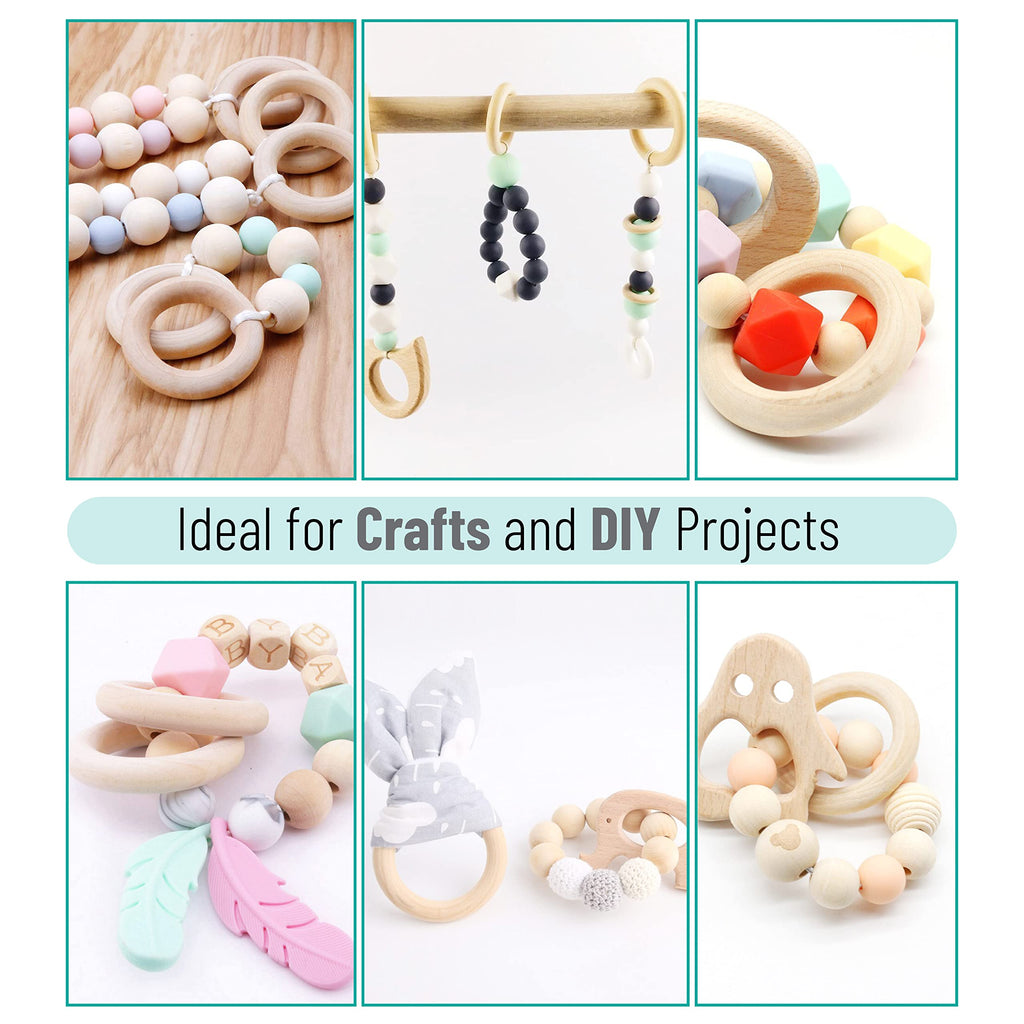 Discover premium imported Mr. Pen Wooden Rings for Crafts, ideal for DIY projects at Curat Cart. Perfect for creative enthusiasts.