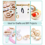 Discover premium imported Mr. Pen Wooden Rings for Crafts, ideal for DIY projects at Curat Cart. Perfect for creative enthusiasts.