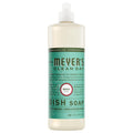 Discover Mrs. Meyer's Clean Day Dish Soap, a premium import with basil scent, available at Curat Cart for effective grease removal.