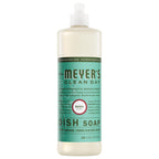 Discover Mrs. Meyer's Clean Day Dish Soap, a premium import with basil scent, available at Curat Cart for effective grease removal.