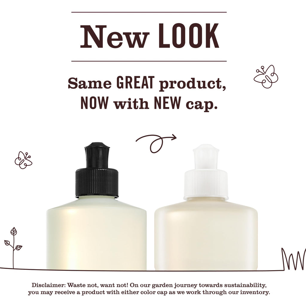 Mrs. Meyer's Liquid Dish Soap features a high-quality packaging with a new cap design, available at Curat Cart for a sustainable clean.