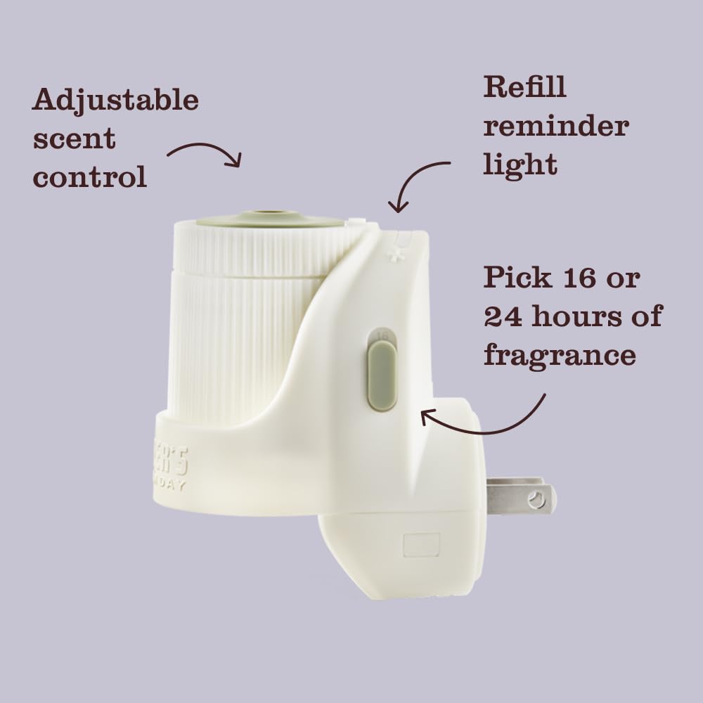 Discover Mrs. Meyer's Clean Day Scented Oil with adjustable scent control, specially curated by Curat Cart for a delightful fragrance experience.