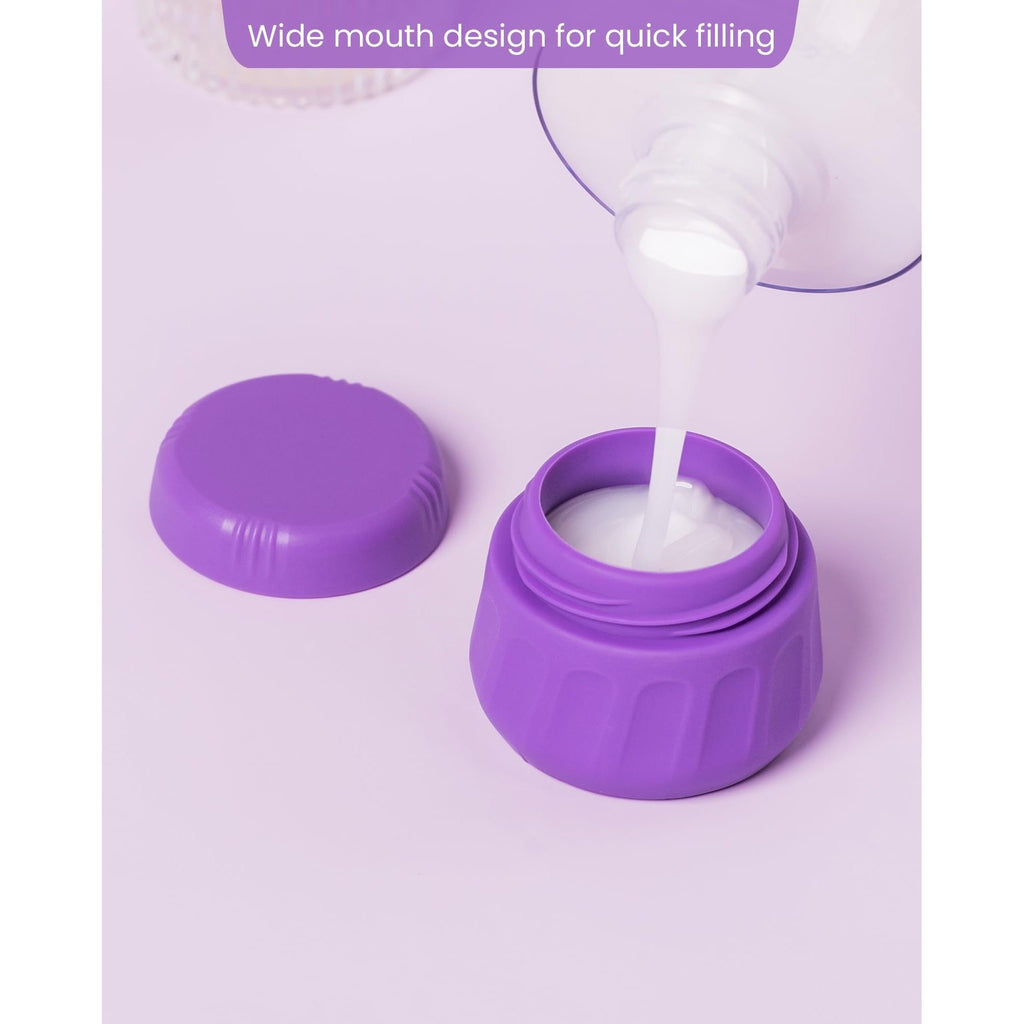 Mrsdry Travel Containers feature a wide mouth design for easy filling. Verified by CuratCart for trust and quality.