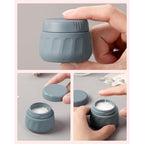 Stylish Mrsdry travel containers for toiletries, compact design, perfect for liquids and creams on-the-go.