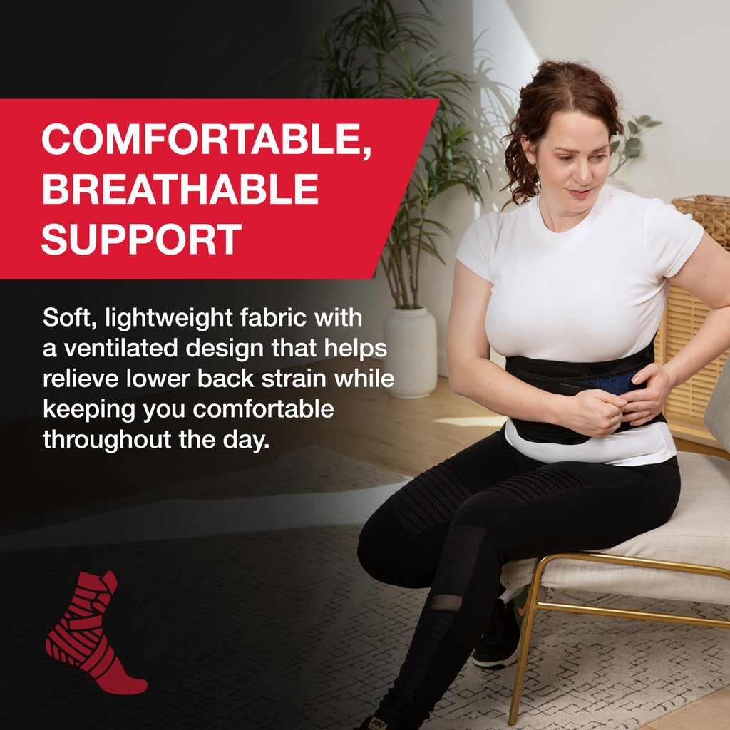 Experience unparalleled comfort with the MUELLER Adjustable Lumbar Back Brace, exclusively at Curat Cart for daily back support.