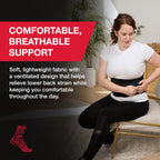 Experience unparalleled comfort with the MUELLER Adjustable Lumbar Back Brace, exclusively at Curat Cart for daily back support.