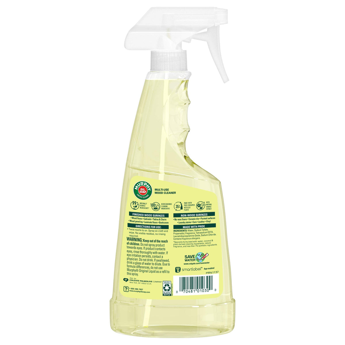 Murphy Oil Soap Wood Cleaner in a spray bottle, 100% Authentic and available at Curat Cart in India for trusted cleaning solutions.