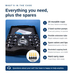 Discover the Myofascial Releaser Cupping Set, specially curated by Curat Cart for effective muscle relief and recovery. 