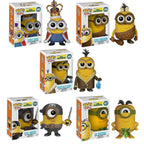 Includes a mystery box of 6 Funko Pop! Minions figures, featuring king and pirate characters. Global favorite for collectors!