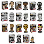 Discover a mystery box with 6 unique Funko Pop! figures, featuring beloved characters from the Star Wars universe. 100% authentic collectibles.