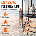 N1Fit Trampoline Ladder offers safe access with non-slip steps, weather resistance, and easy assembly. 100% Authentic, available at Curat Cart.