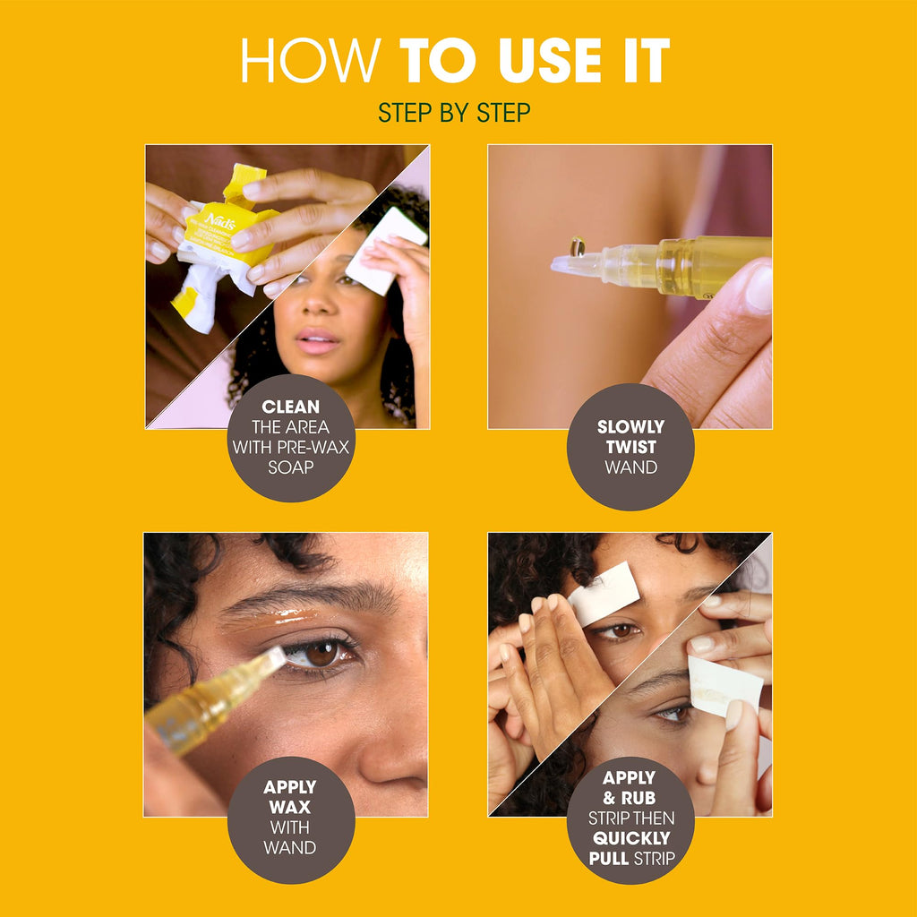 Discover the Nad's Eyebrow Shaper Wax Kit, specially curated by Curat Cart for effortless eyebrow shaping and styling. Perfect for precision.