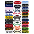 Explore premium imported custom embroidery name patches from Curat Cart, perfect for personalizing shirts with style and elegance.