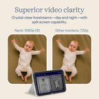 Experience superior video clarity with the Nanit Baby Video Monitor, specially curated by Curat Cart for discerning parents in India.