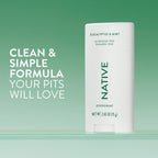 Native Deodorant Natural Deodorant - Back Label & Ingredients Details | buy 100% authentic product online in India via Curat 