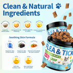 Natural Cat Flea Treatment Chewables, specially curated by Curat Cart, promote skin health and vitality for your pet.