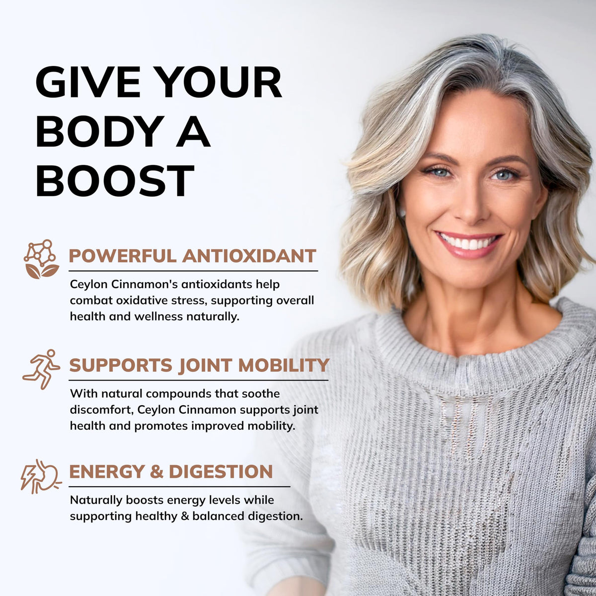Natural Ceylon Cinnamon Extract, specially curated by Curat Cart, enhances wellness with powerful antioxidants and supports digestion.