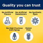Nature Made Melatonin Gummies feature premium imported quality, highlighting no artificial flavors, gluten-free, and trusted ingredients at Curat Cart.
