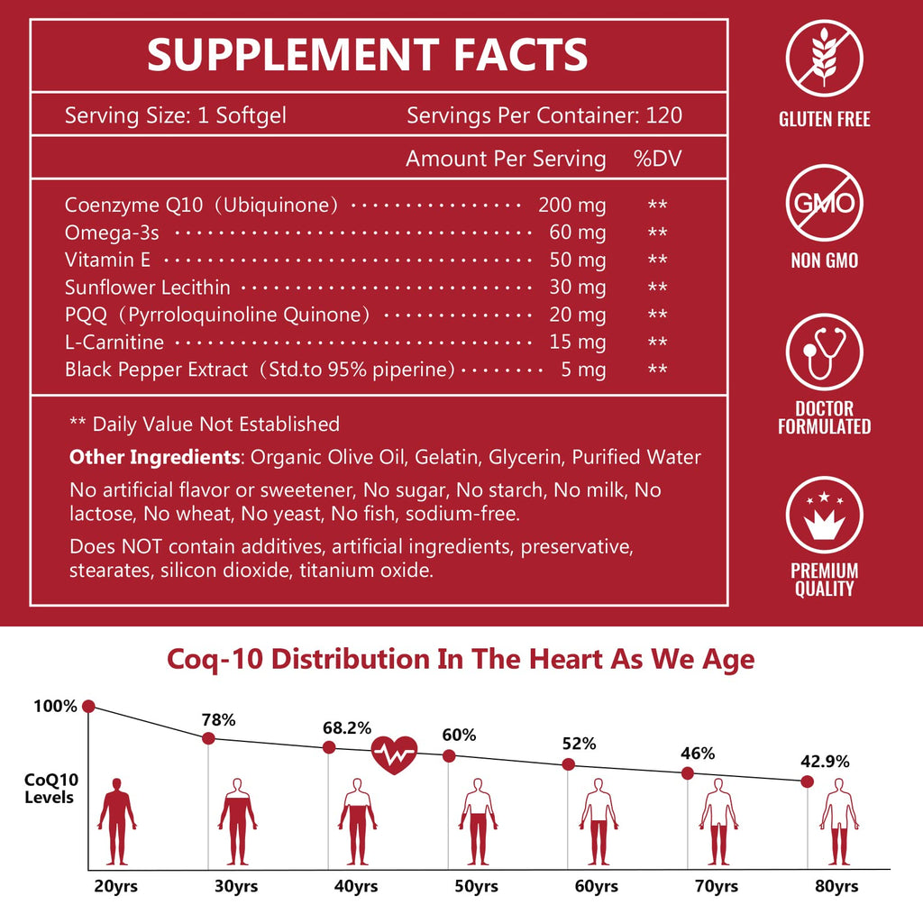 NATURE TARGET CoQ10 with PQQ L-Carnitine, 100% Authentic, available in India at Curat Cart. Premium quality for optimal heart health.