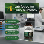Methylated B Complex by NatureBell, lab tested for purity, ideal for daily use, available at Curat Cart.
