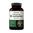 Discover NatureBell Methylated B Complex, a premium imported dietary supplement with vitamins C and E, available at Curat Cart.