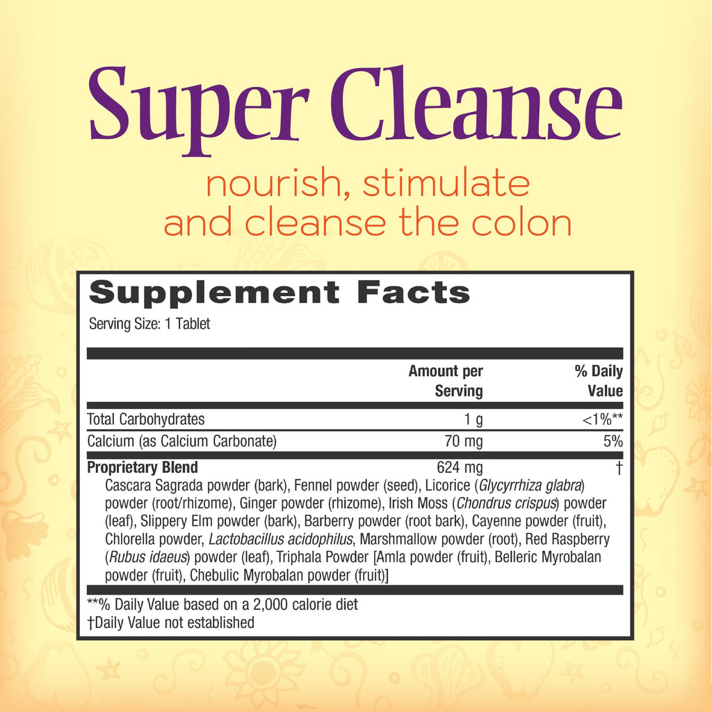 Nature's Secret Super Cleanse supports colon health with a proprietary blend. 100% Authentic, available at Curat Cart in India.