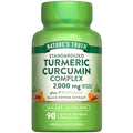 Nature's Truth Turmeric Curcumin Capsules, a premium import, offering 2000 mg of herbal supplement for wellness at Curat Cart.