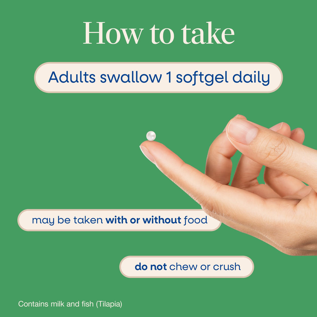 Adults should swallow 1 Nature's Way Pearls Probiotic 50+ softgel daily. 100% Authentic, available at Curat Cart.