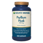 Discover Nature's Wonder Psyllium Husk Capsules, a premium import supporting digestive health. Available at Curat Cart.