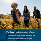 Boost your fiber intake with Nature's Wonder Psyllium Husk capsules, 100% Authentic and available at Curat Cart in India.