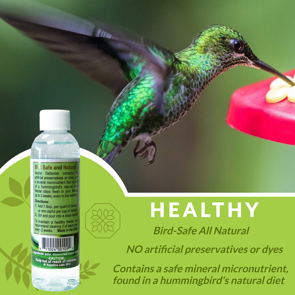 Nectar Defender Hummingbird Nectar, 100% Authentic, available in India at Curat Cart. Bird-safe, all-natural formula with no preservatives.