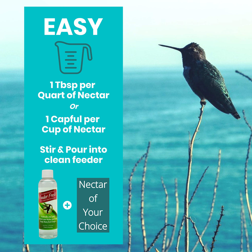 Elevate your hummingbird feeding with Nectar Defender Hummingbird Nectar, specially curated by Curat Cart for your garden needs.
