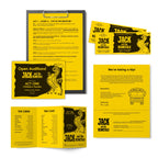 Neenah Astrobrights Copy Paper in striking yellow, specially curated by Curat Cart for premium quality printing. Perfect for standout projects.