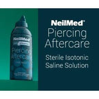NeilMed Piercing Aftercare Fine Mist - Side Profile & Box Packaging | original imported packaging available on Curat Cart Ind
