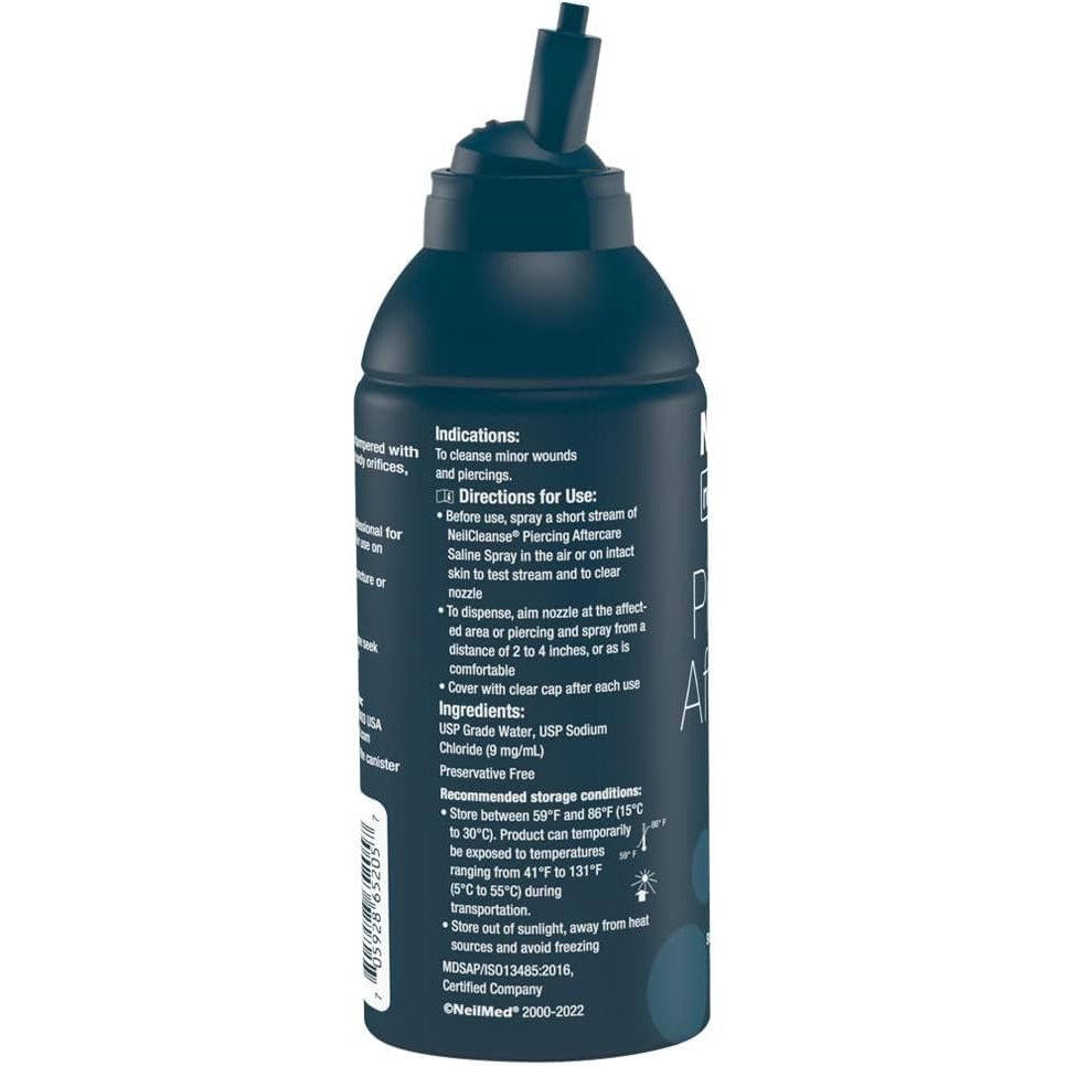 NeilMed Piercing Aftercare Fine Mist - Texture, Swatch & Consistency | fast dispatch across India from Curat Cart