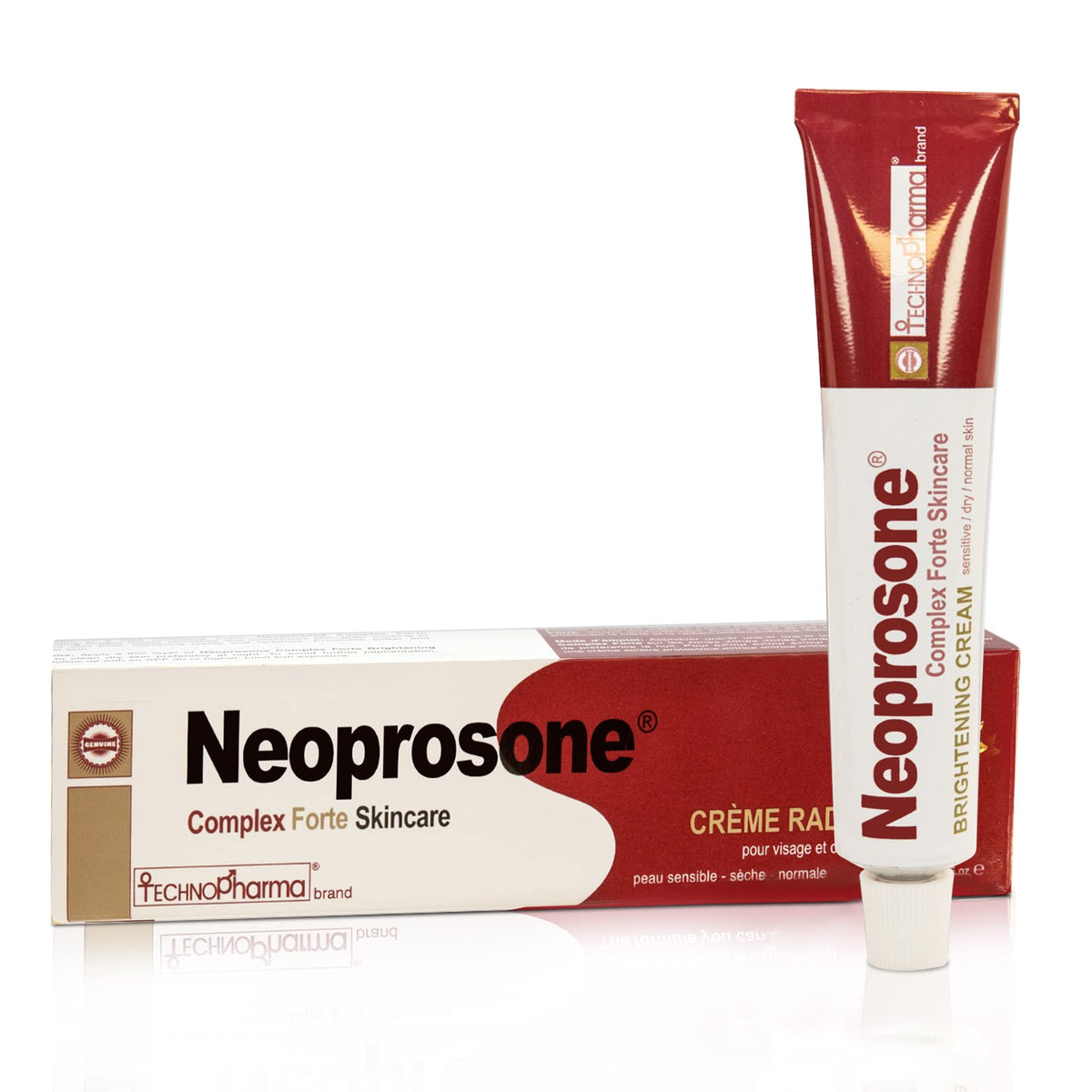 Discover 100% genuine Neoprosone Skin Brightening Cream for effective skincare, enhancing your natural glow.
