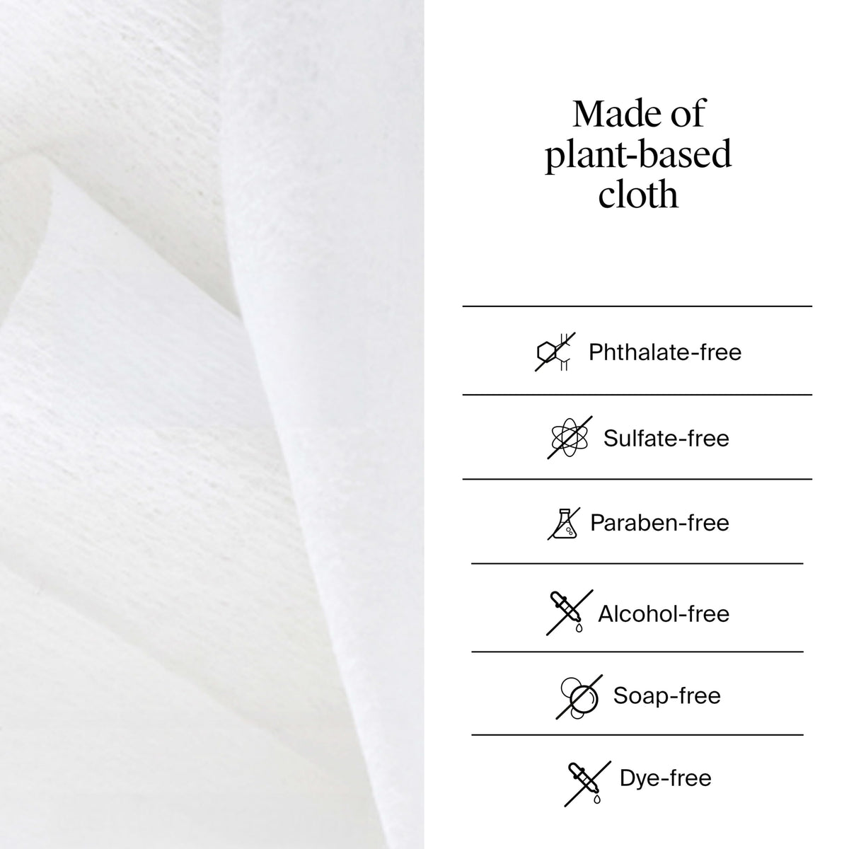 Neutrogena Hydro Boost Cleansing Wipes feature plant-based cloth, free from phthalates, sulfates, and parabens for a gentle cleanse.
