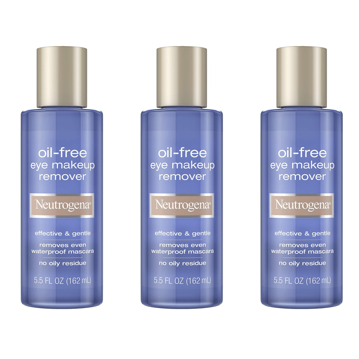 Neutrogena Oil-Free Eye Makeup Remover, effective and gentle formula, verified by CuratCart for quality assurance.